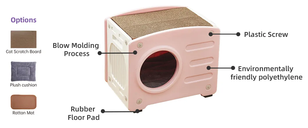 Easy to Install Cat Nap Sleeping House in TV Style Dog Cave Bed Dog Kennel Furniture Animal Cage Pet House