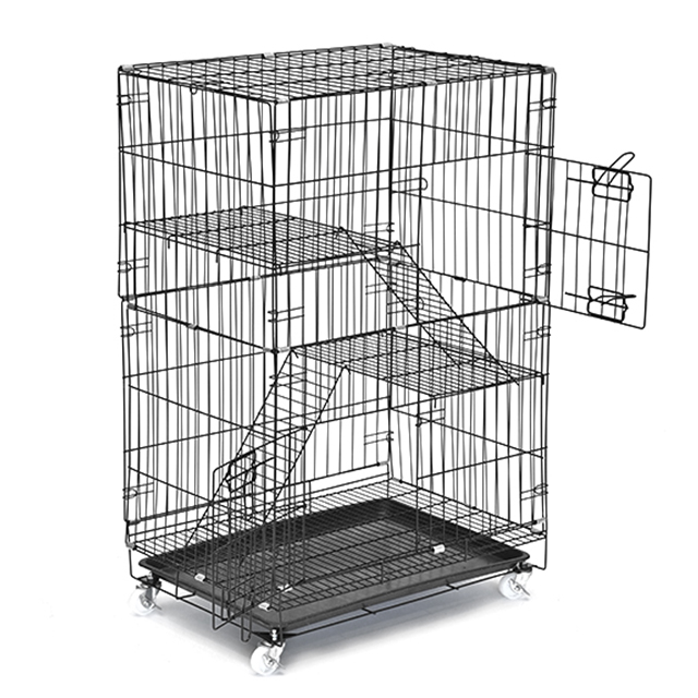 Extra Large Pet Breeding Cages Crate Portable Folding Cages Double Decker Customized Color Pet Cage Cat Villa