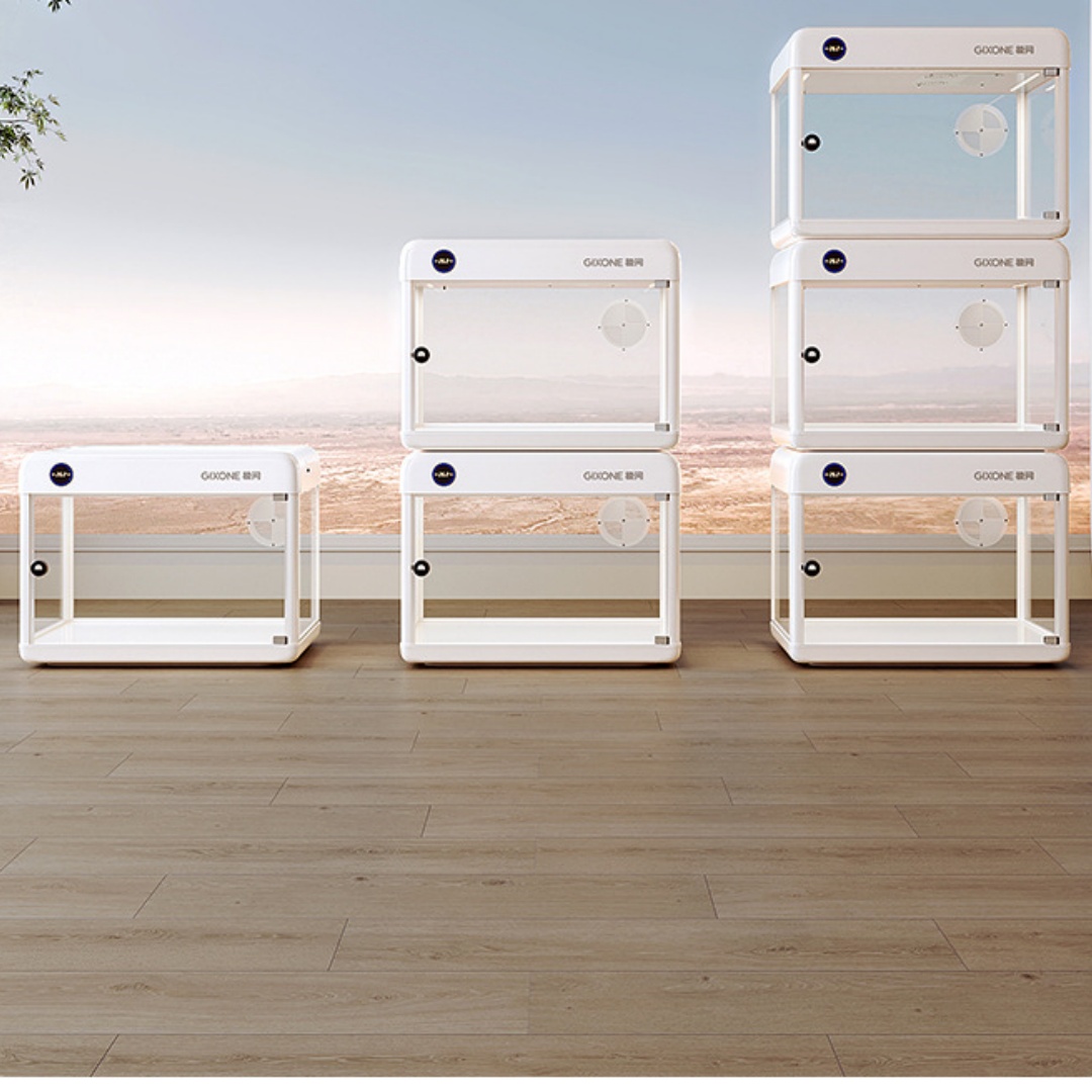 Pet Space Cabin Pet Smart Cabin Display Box Home Cat Villa Fresh Air Cage Cat Sturdy Beautiful Nest Cat Cabinet