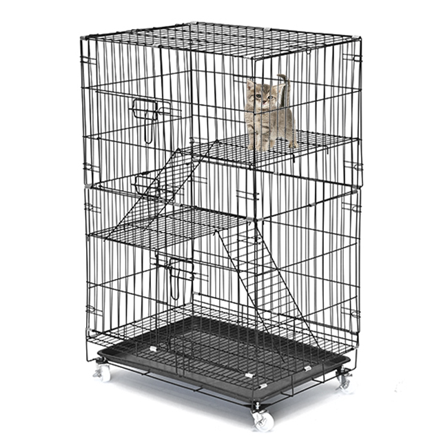 Foldable Metal Dog Cage Detail 1