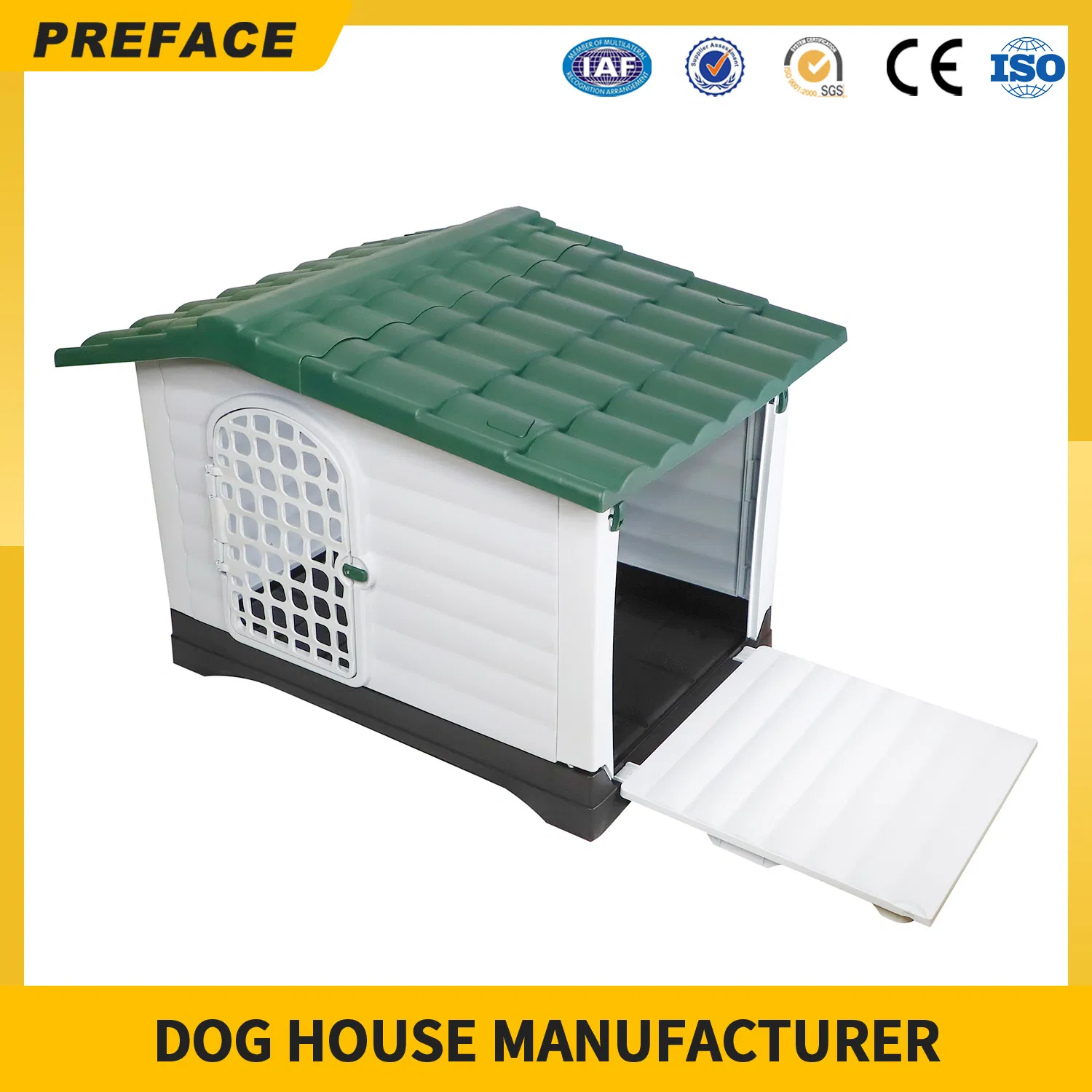 Wholesale Modern Big Plastic Waterproof Large Dog House Outdoor Indoor Luxury Pet Kennel Igloo Dog Bed House for Sale