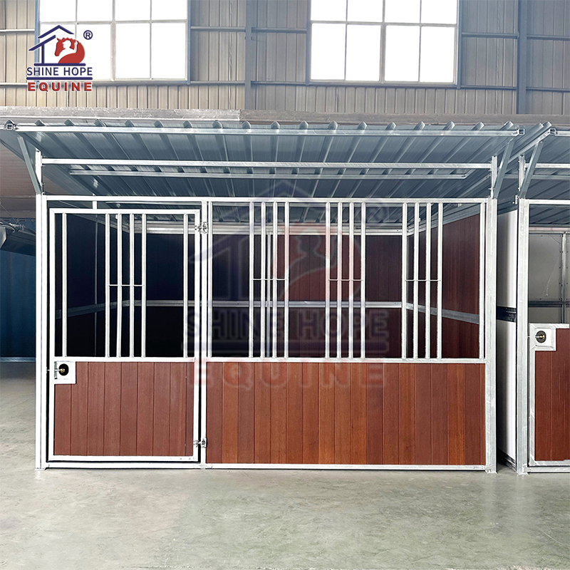 Horse shelter setup layout 3