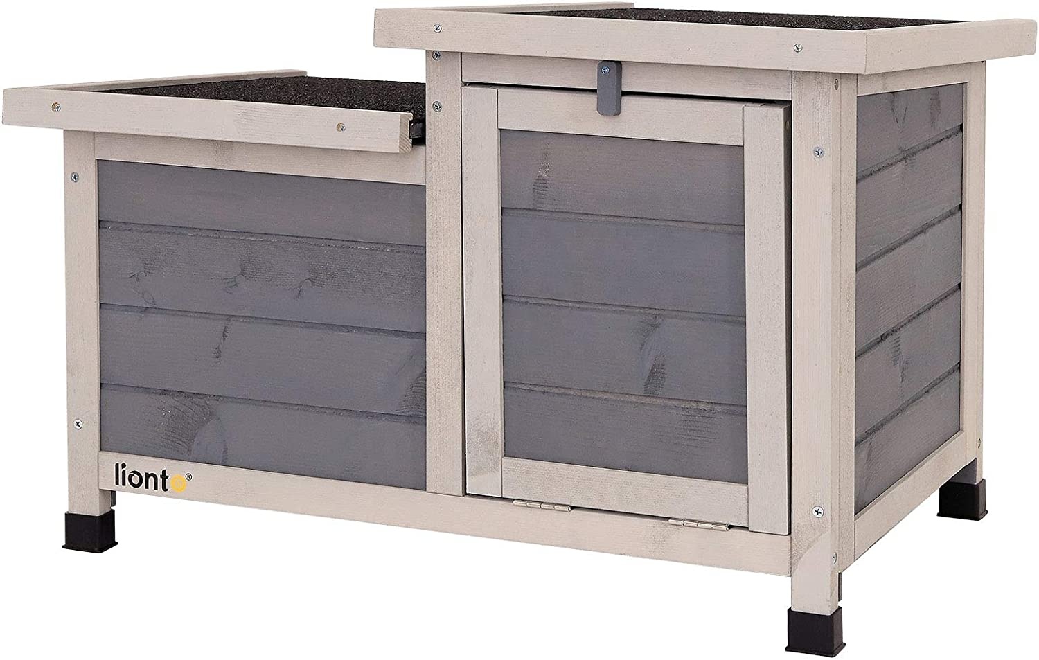 Lionto Wooden Rabbit Hutch Small Animal House Rodent House