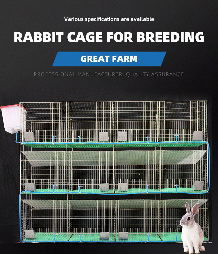 Galvanized Rabbit Cage Detail Image