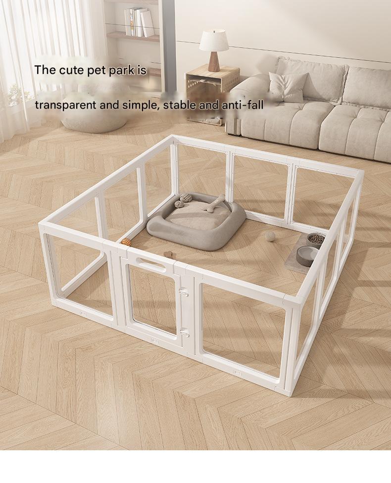 Transparent Acrylic Pet Fence Details