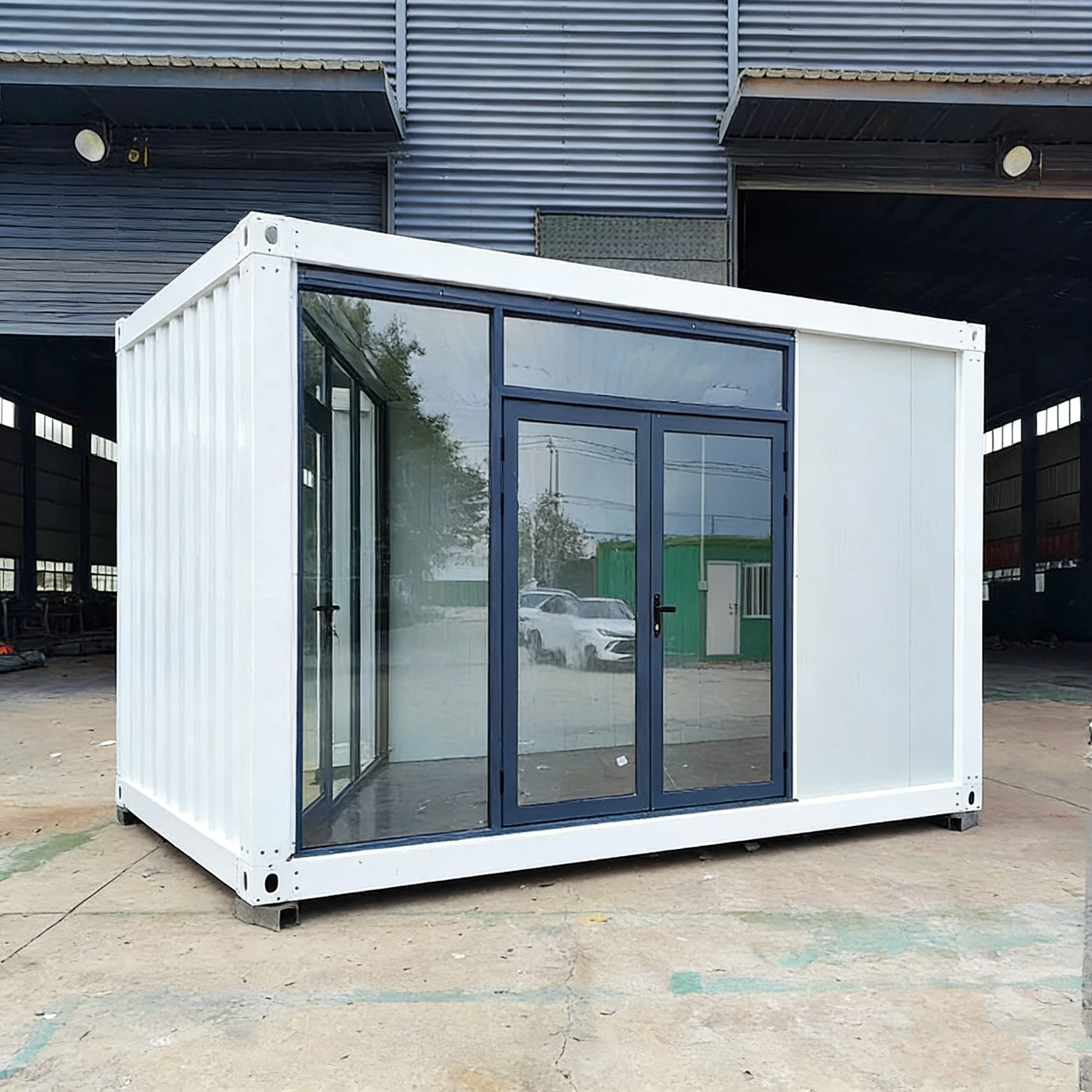 Portable Detachable Modular Steel Container House Prefab For Backyard Studio, Garden Office And Outdoor Workspace