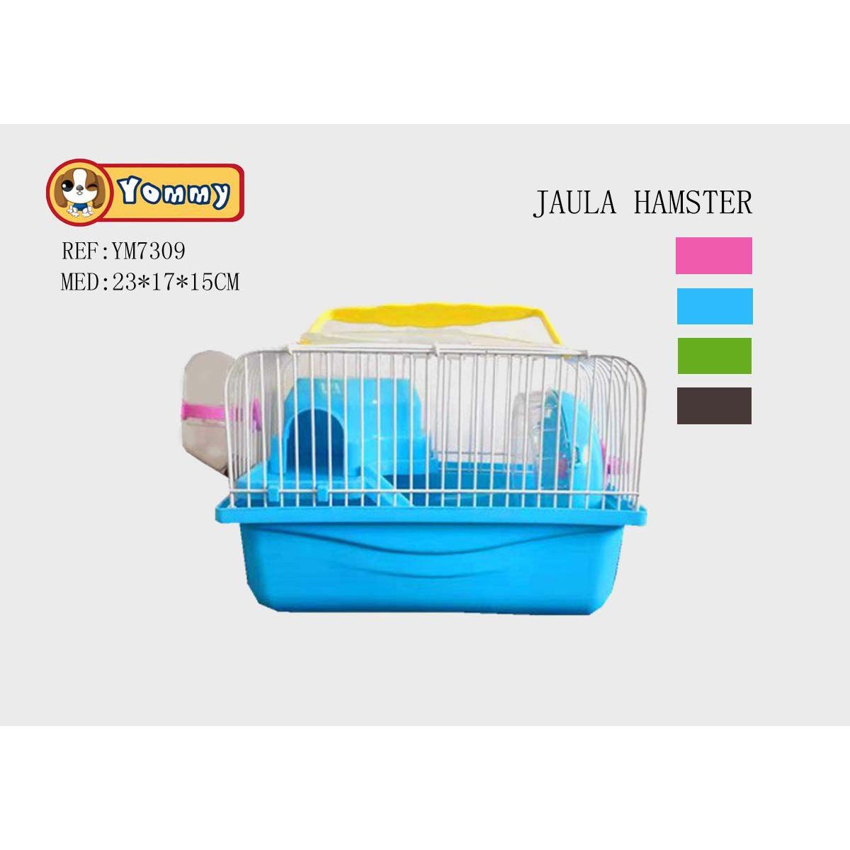 23x17x15 cm Hamster Cage Breathable Animal-Printed Live-Assistant Pet Plastic Metal Iron Wire Acrylic Small Animals Rabbits