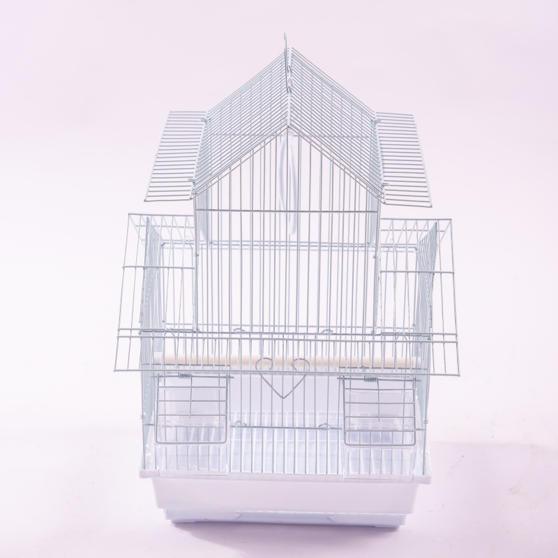 Customized Electroplated Folding Pigeon Parrot Birds Breeding Cage New Large Size Portable Canary Bird Cage Factory