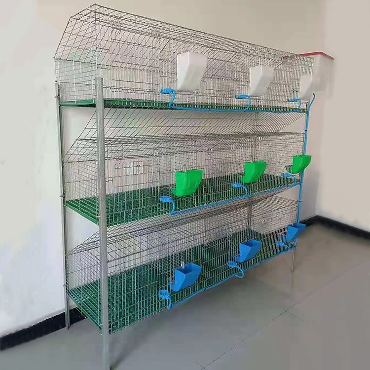 Commercial Rabbit Farm Equipment New Mother And Baby Rabbit Layer Cage With Stand For Malaysia And Philippines