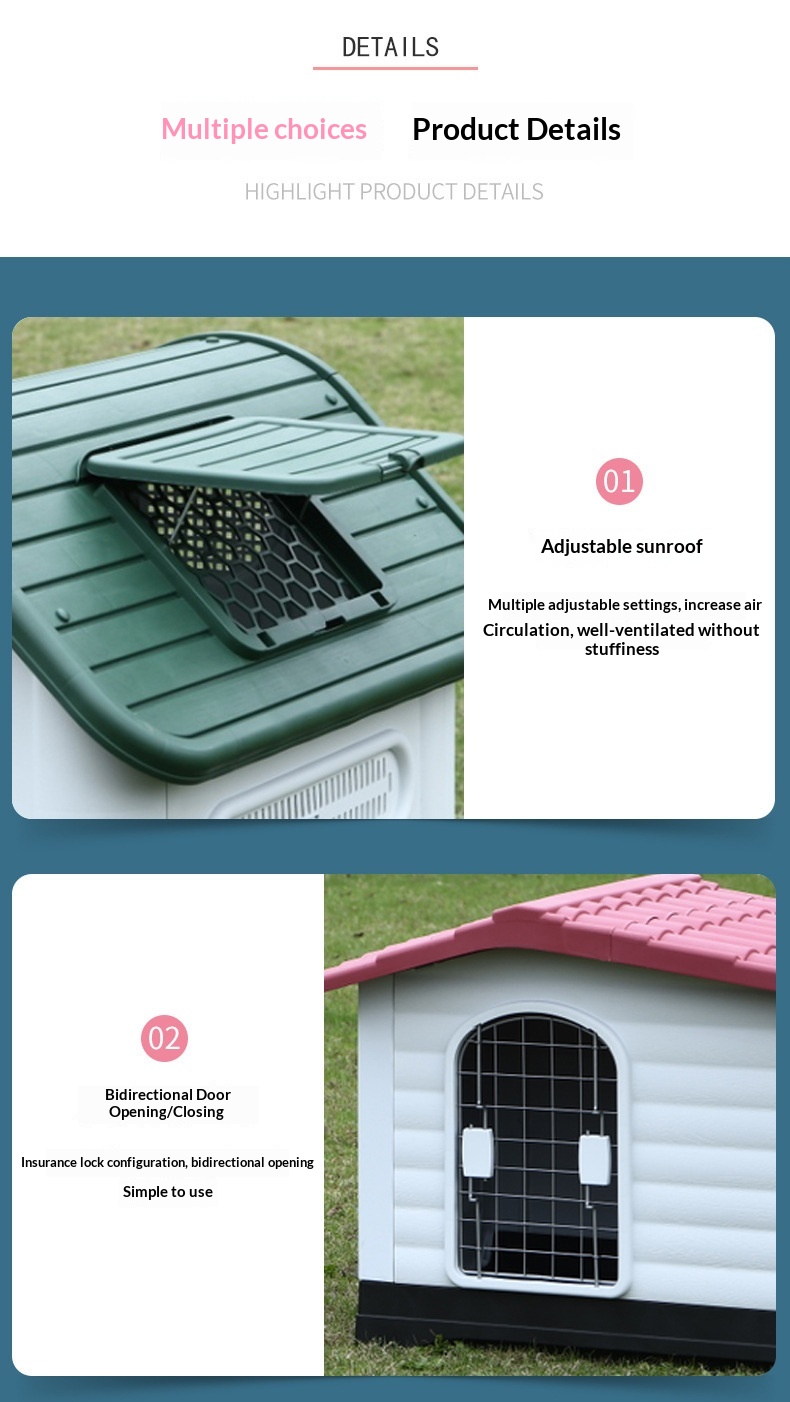 Plastic Dog House Detail 14