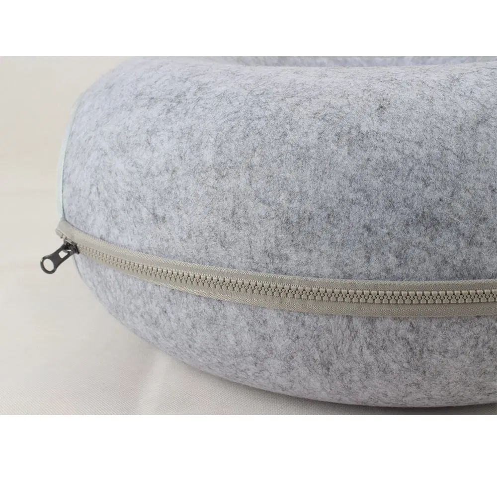 Wholesale New-Style Customized Design Popular Colorful Breathable Fabric Pet Cat Donut Bed Cat Tent House