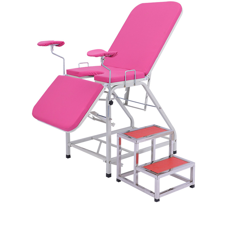Multifunction Hospital Obstetrics Exam Table Pregnancy Exam Table Gynecological Bed Stainless Steel Hydraulic System