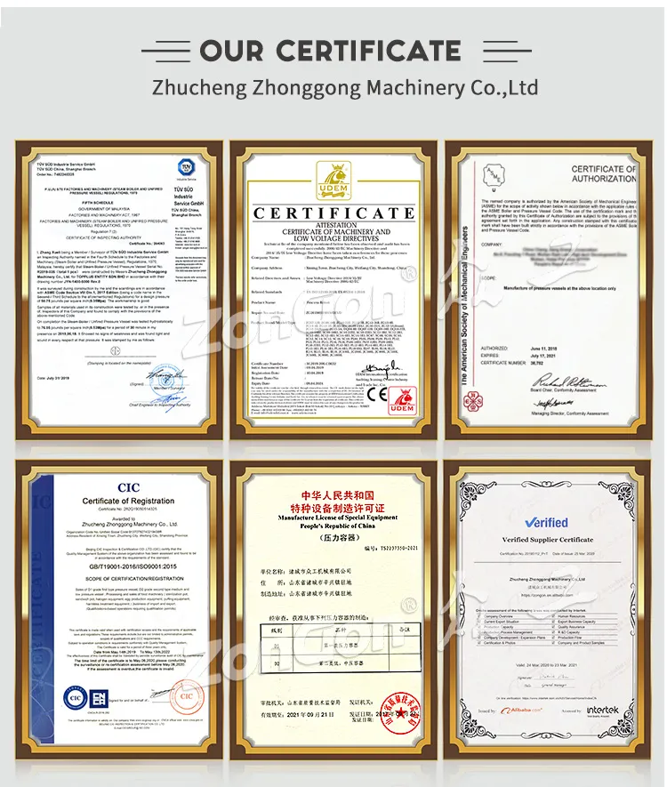 Certification Documents