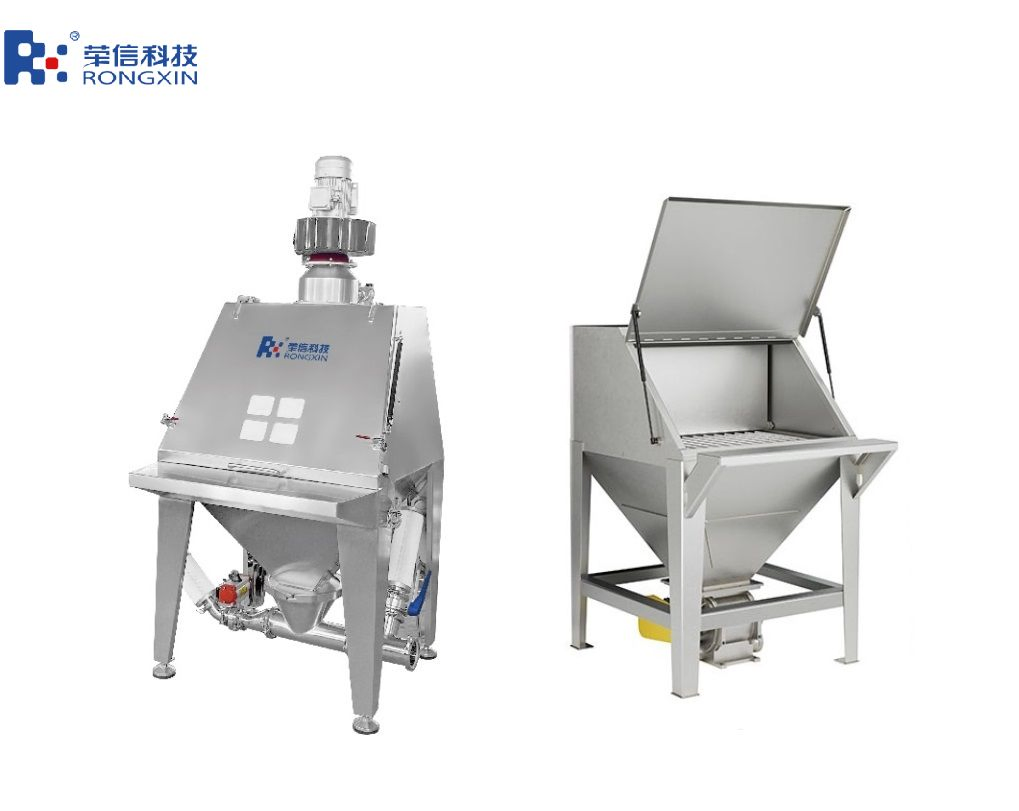 Efficient Discharging and Feeding Station for Small Bags