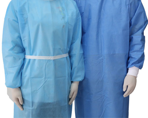 Disposable Medical Protective Gowns SMS Waterproof Surgical Gowns