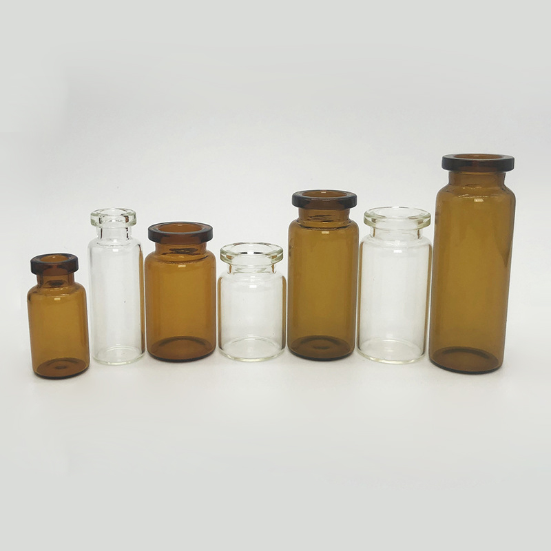 2ml 3ml 5ml 6ml 10ml 15ml 20ml 30ml Clear Flint Amber Borosilicate USP Type I Tube Tubular Glass Vials Injection Bottle Sterilized Sterile Sterilization