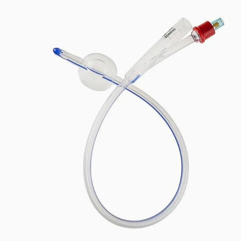 X-ray Line Medical Disposables Silicone Foley Catheter Medical Supply for Surgical Use