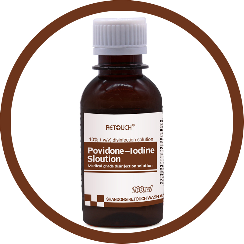 10% Povidone Iodine Pvp Iodine Disinfectant Skin Disinfectant Made in China