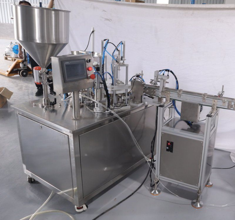 Fully Automatic Gynecological Medicine Disposable Syringe Filling and Sealing Machine