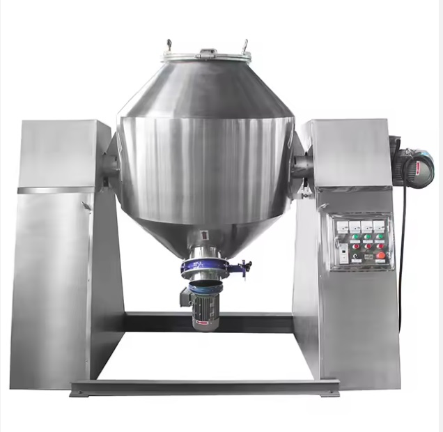 Industrial Corn Starch Double Cone Mixer Food-Grade Spiral Mixing Facility
