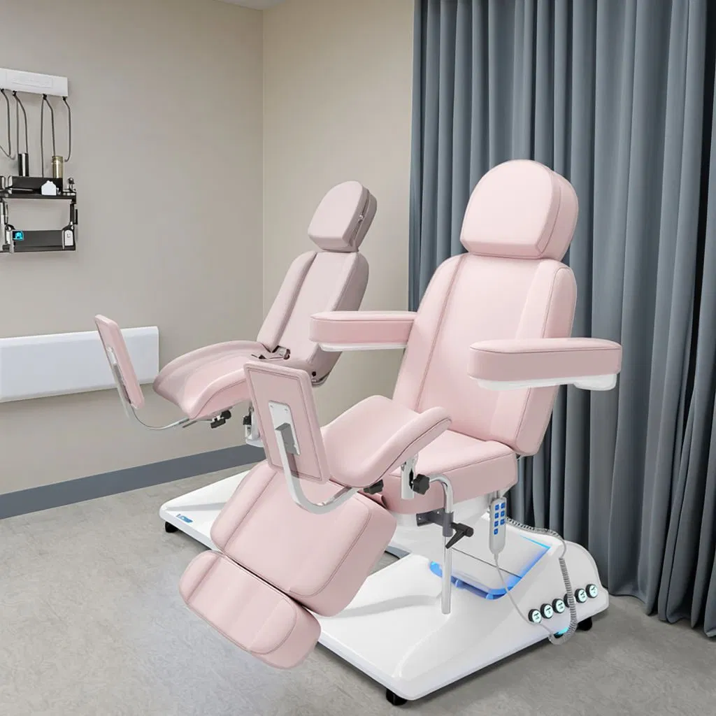 Electric Gynecological Treatment Chair, Multi-Position Reclining Medical Exam Table