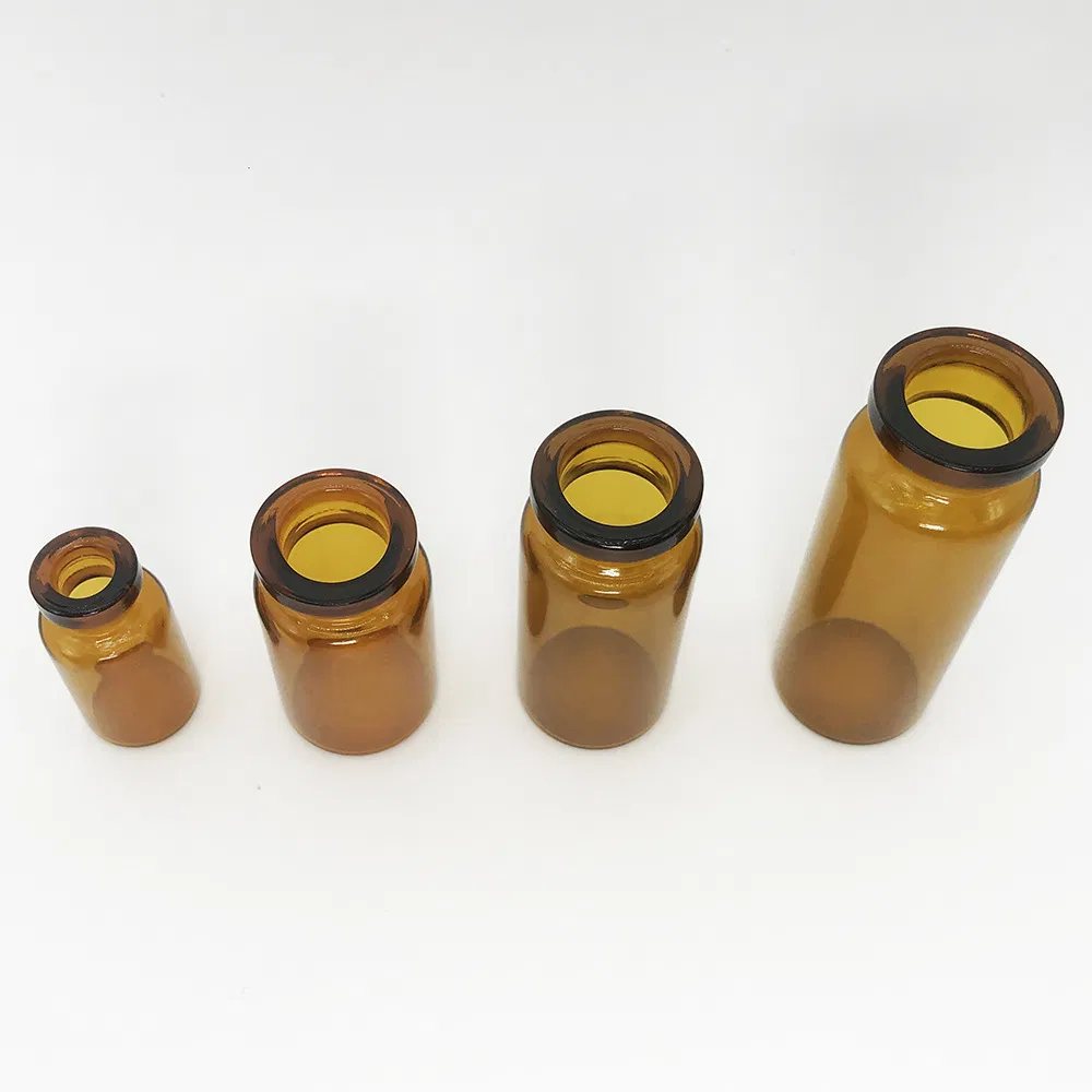 2ml 3ml 5ml 6ml 10ml 15ml 20ml 30ml Clear Flint Amber Borosilicate USP Type I Tube Tubular Glass Vials Injection Bottle Sterilized Sterile Sterilization