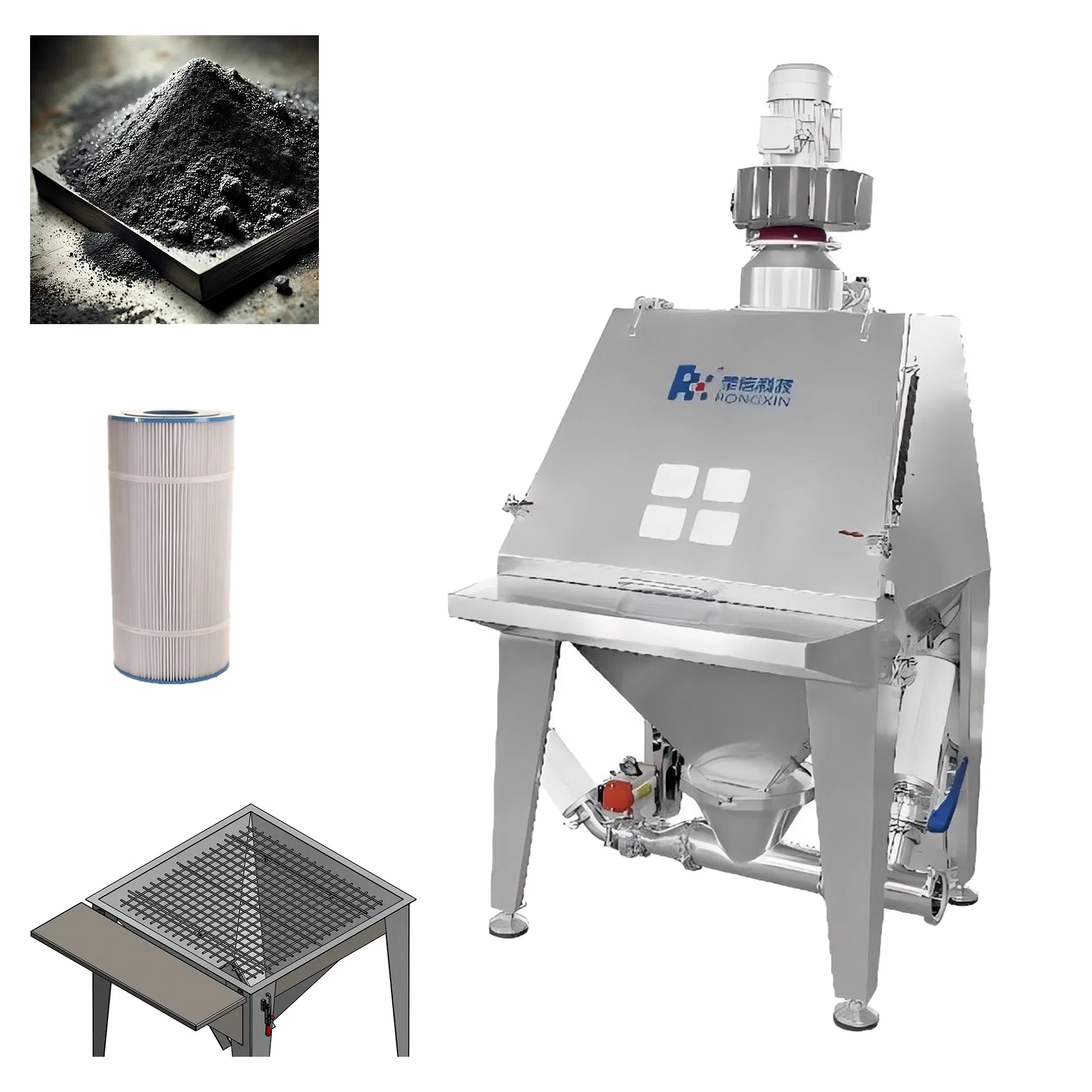 Compact Bulk Material Feeding Machine for Efficient Transport