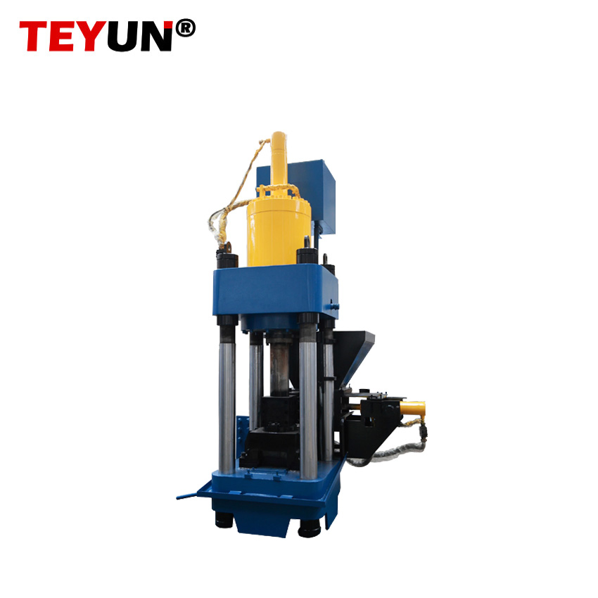 Hydraulic Automatic Feeding Vertical/Horizontal Briquette Compactor Press for Recycling Aluminum, Cooper, Iron, Steel Chips and Powder