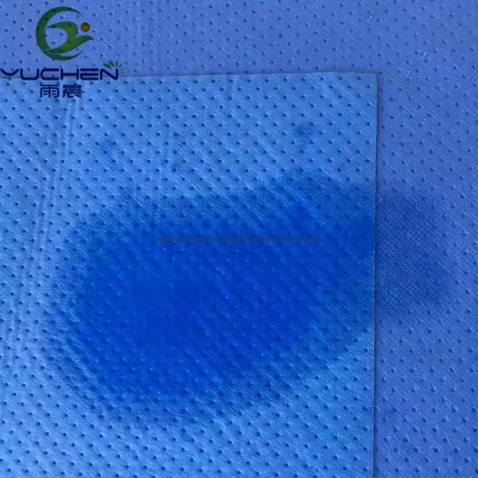 Super Absorbent PE Film Lamination Non Woven for Surgical Drape Reinforce Material