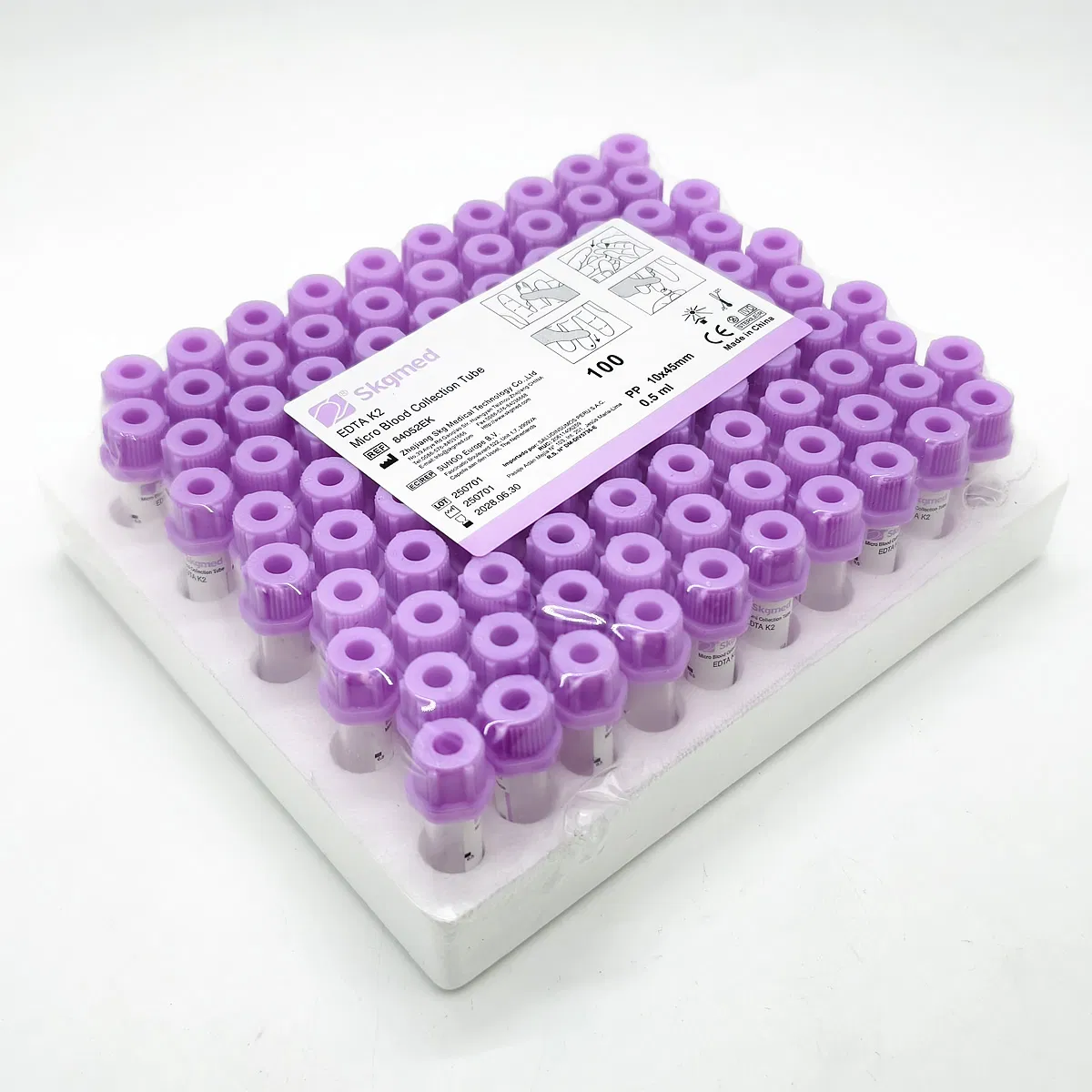 EDTA Micro Blood Collection Tube for Children &amp; Geriatric Patient