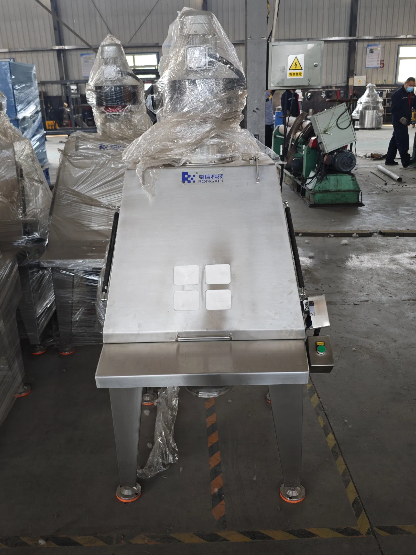 Ergonomic Anhydrous Dextrose Powder Feeding Machine Dust-Free Bag Feeder