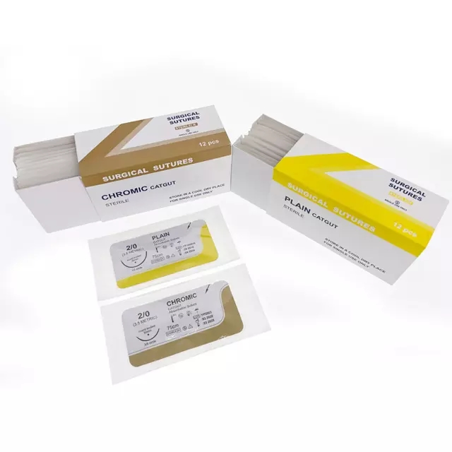 Absorbable Suture/PGA Suture/Silk Suture/Plain Catgut/Chromic Catgut /Nylon/Plypropylene/Polyester Surgical Sutures