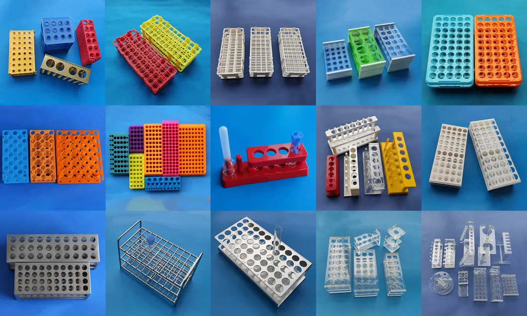 Laboratory Plastic Test Tube Rack Stand