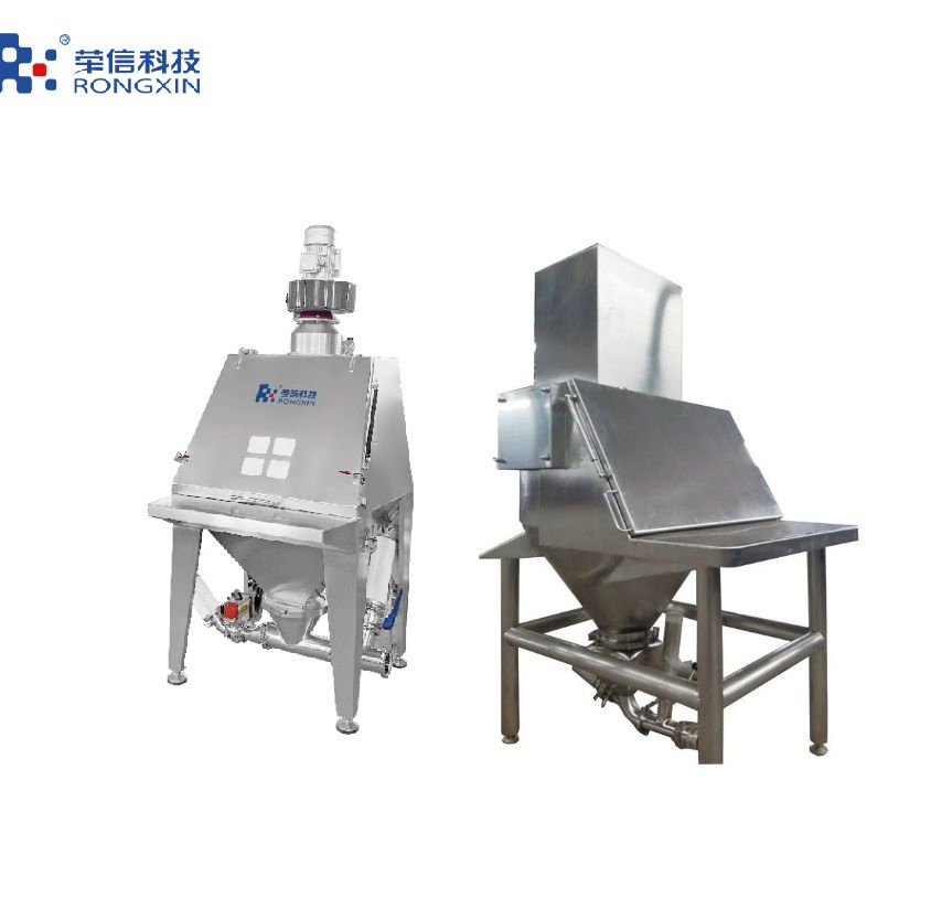 Efficient Discharging and Feeding Station for Small Bags