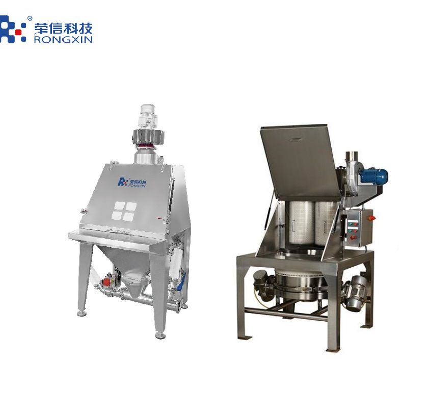 Efficient Discharging and Feeding Station for Small Bags