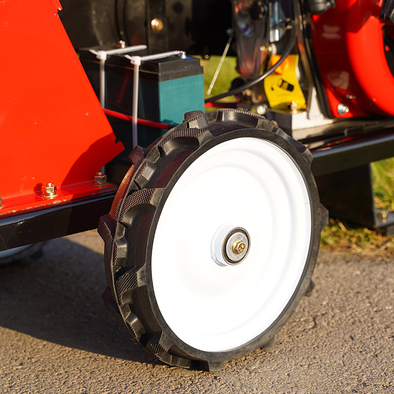 Wali 190f High Quality Diesel Horizontal Feeding Branch Shredder Wood Chipper Garden Shredders for Large Ochards Parks Garden.