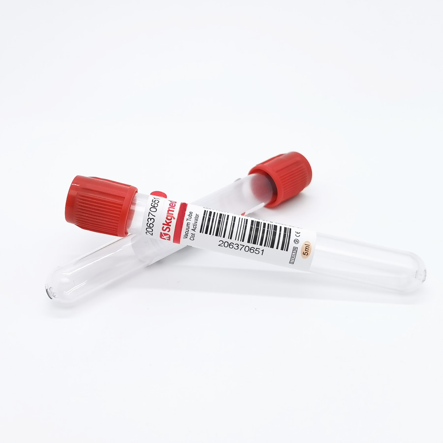 Clot Activator Vacuum Blood Collection Tube 5ml Factory Supply Directly