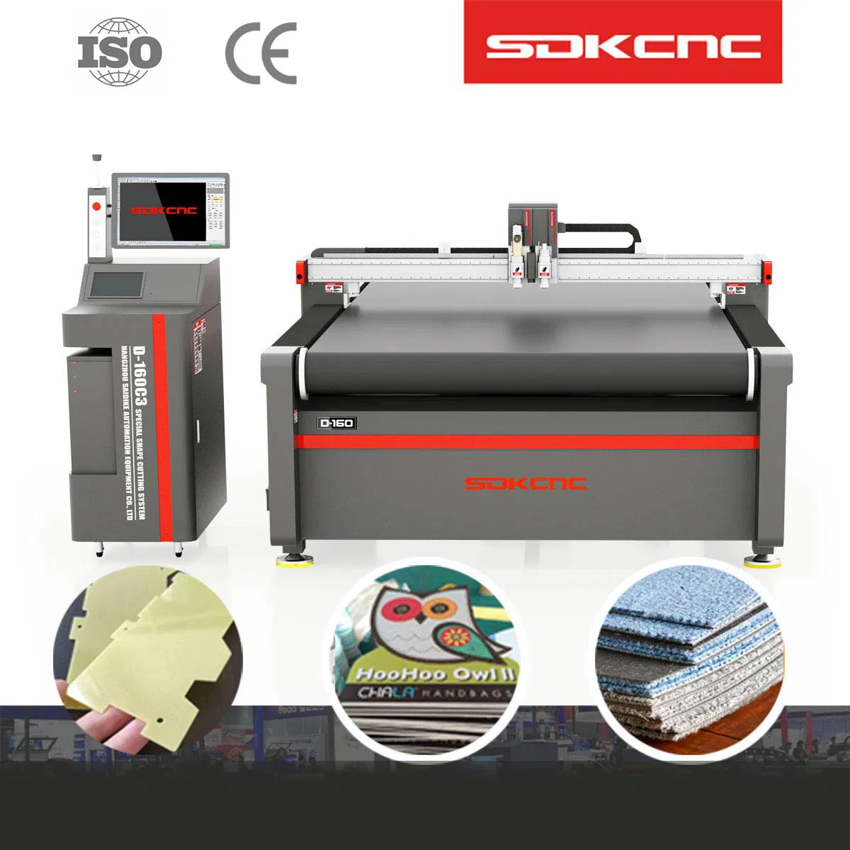Factory Price CNC Automatic Feeding Roller Oscillating Knife Multi-Layer Leather Fabric Rubber Paper Garment Wallpaper Carbon Fiber Digital Cutting Machine