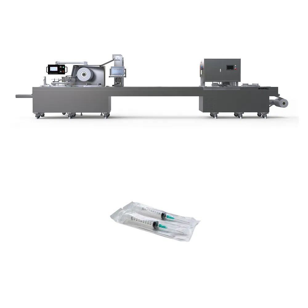 Automatic Syringe/Needle Feeding Device Fast Packaging Speed Blister Packing Machine