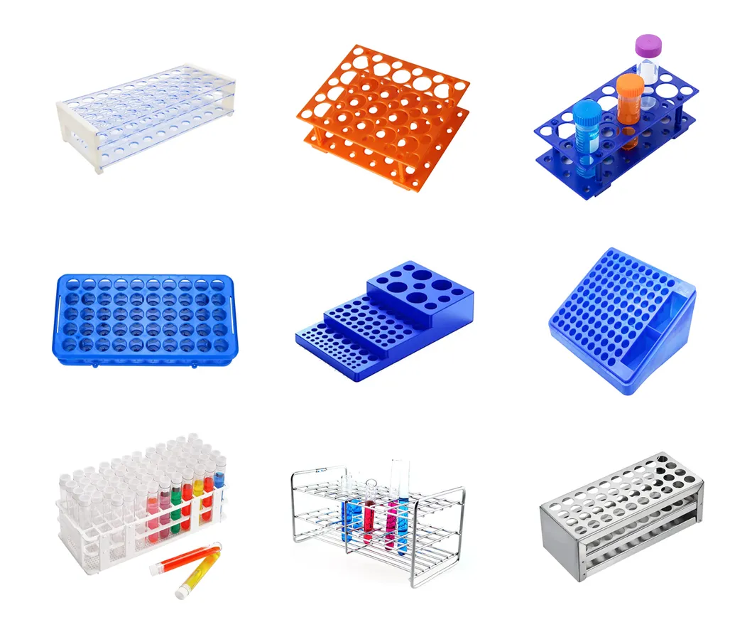 Laboratory Plastic Test Tube Rack Stand