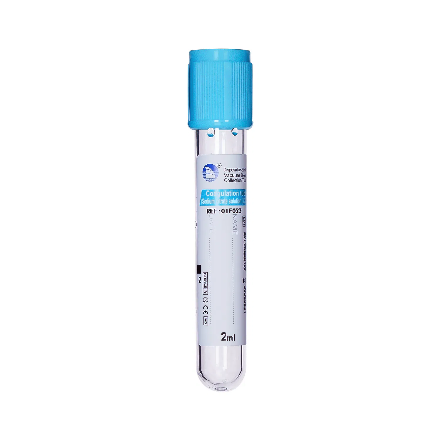 High Quality Light Blue Sterile Coagulation Tube for Blood Collection