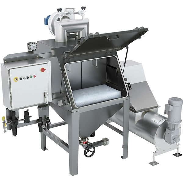 Bulk Material Handling 5kgs-50kgs Small Bag Unpacking Unloader Feeding Station