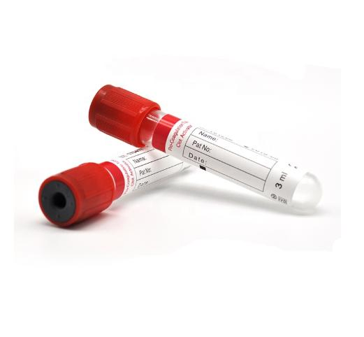 Disposable Vacuum Blood Collection Tube Pet Glass CE ISO