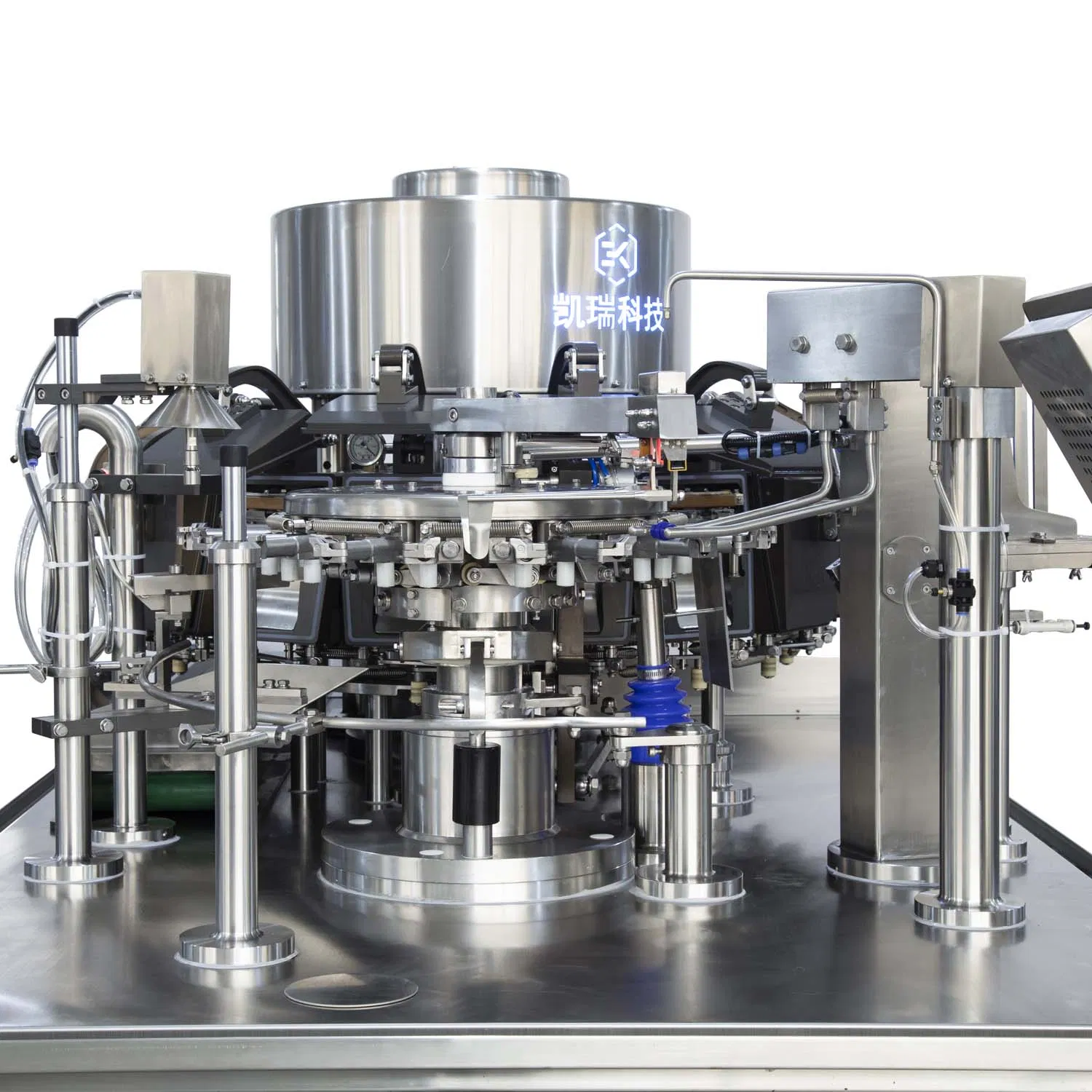 Bag-Feeding Rotary Vacuum Packaging Machine