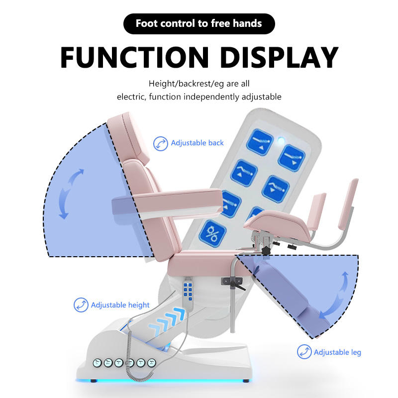 Gynecological Bed Electric Massage Tables Medical Tattoo Bed Beauty SPA Salon