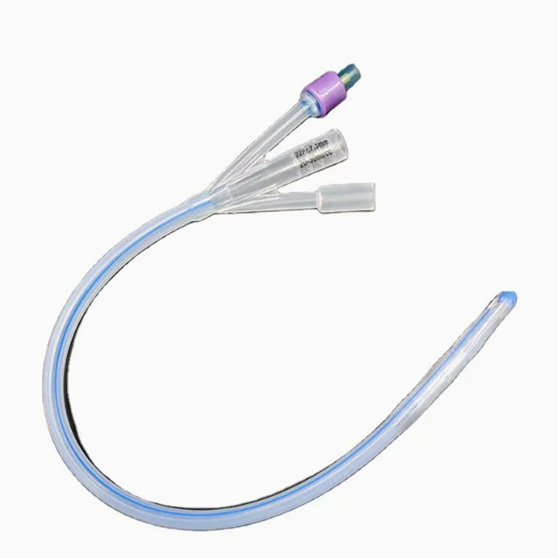 X-ray Line Medical Disposables Silicone Foley Catheter Medical Supply for Surgical Use