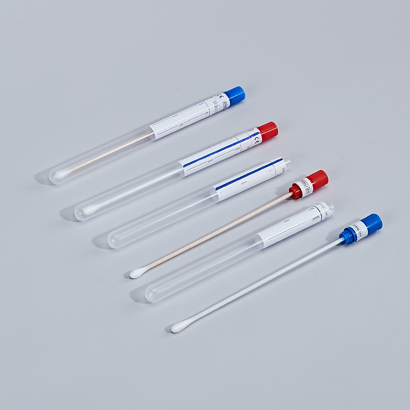 Hospital Medical Sterile Collection Swab Disposable Cotton Tip Plastic or Wooden Shaft Swab for Laboratory