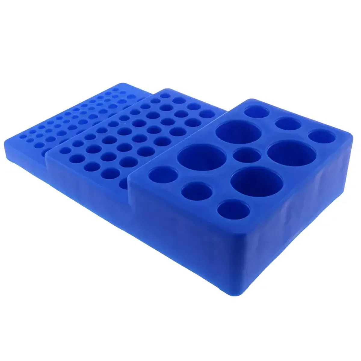 Laboratory Plastic 100 Holes Centrifuge Test Tube Rack Stand with Cover for 1.5ml/2ml Test Tube