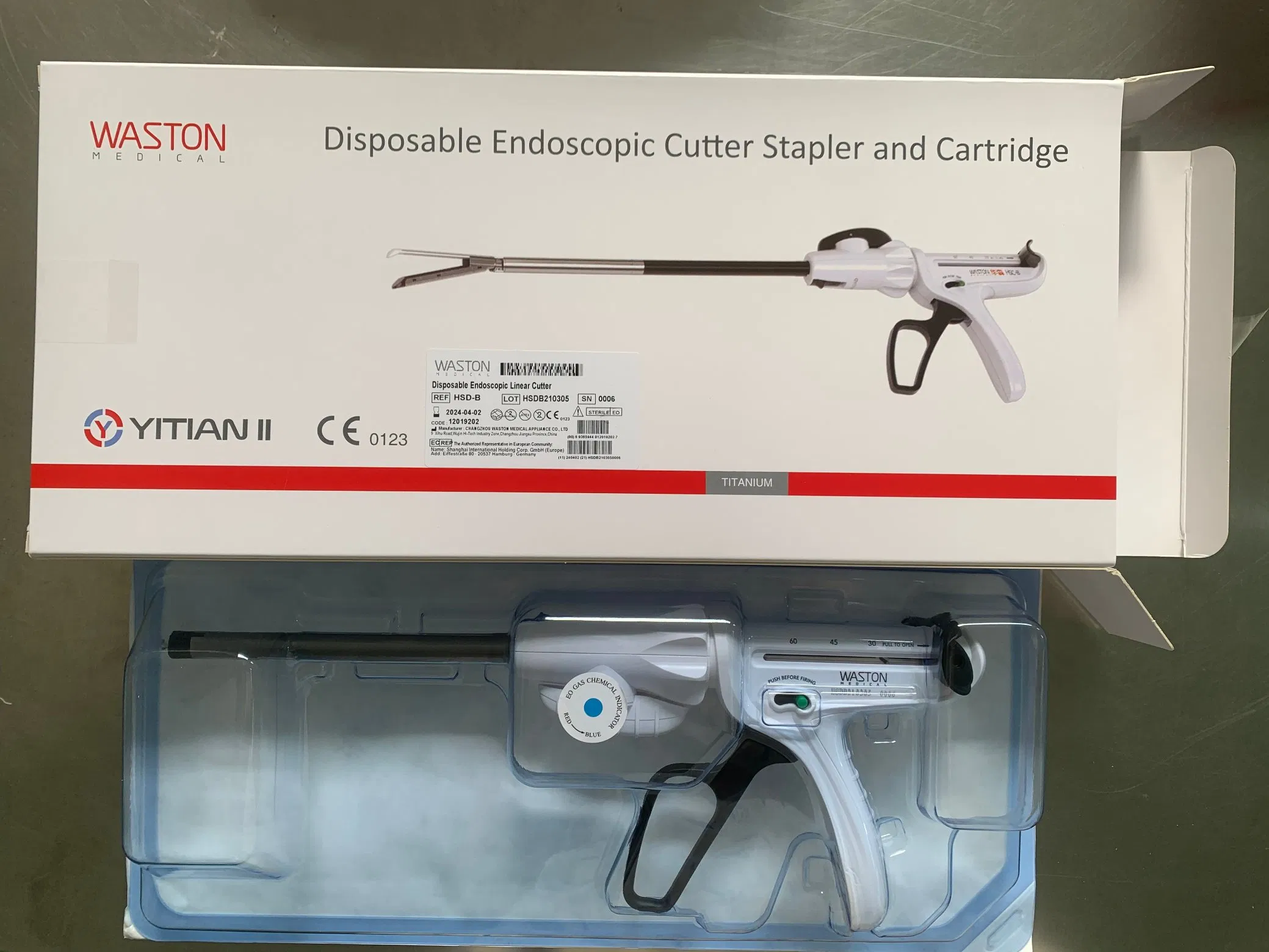 CE&FDA Curved Tip Reload Endoscopic Stapler Surgical Stapler