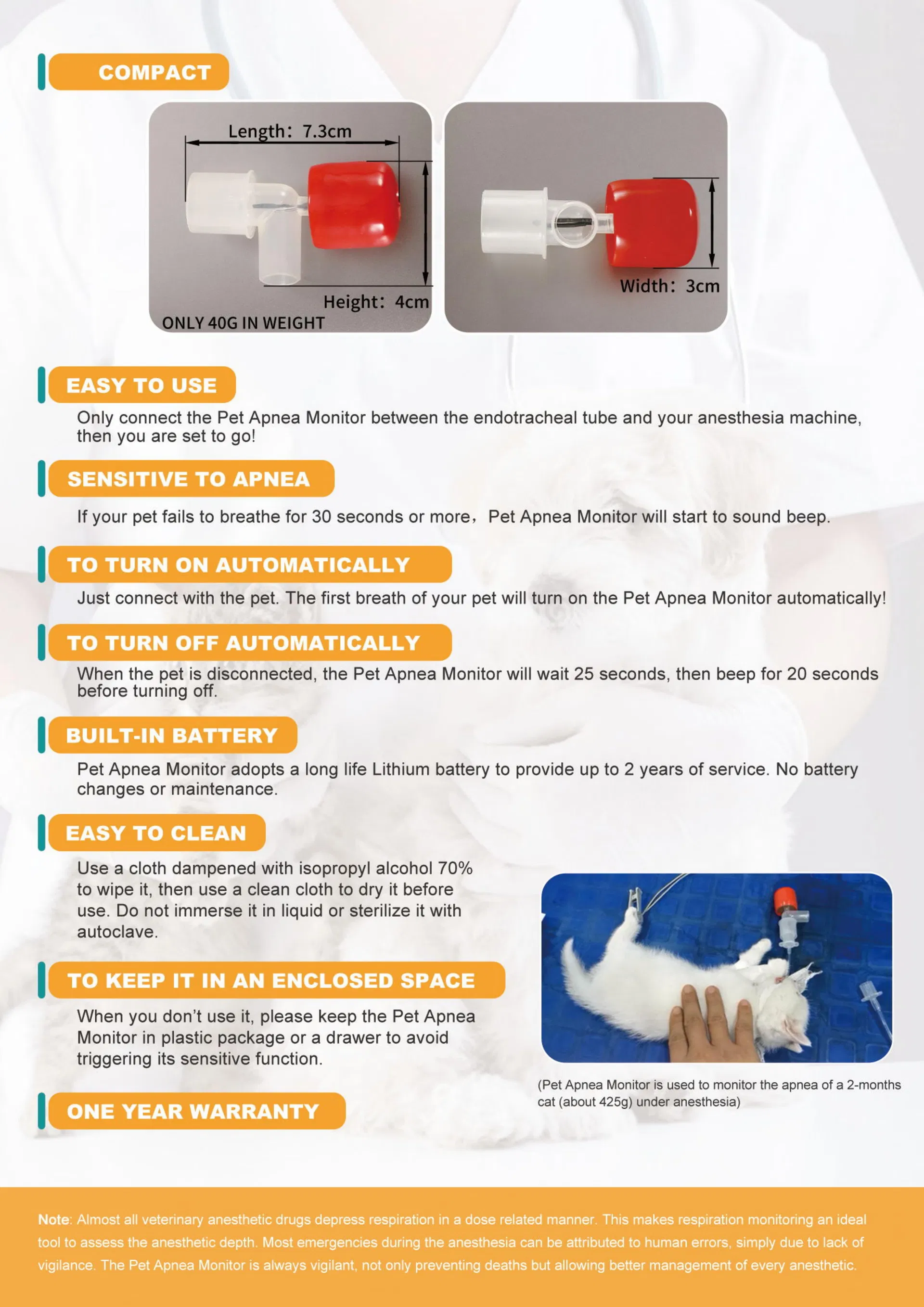 Smart Pet Apnea Monitor 2